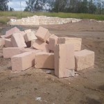 A-Grade Sandstone Delivered to a new Housing Estate