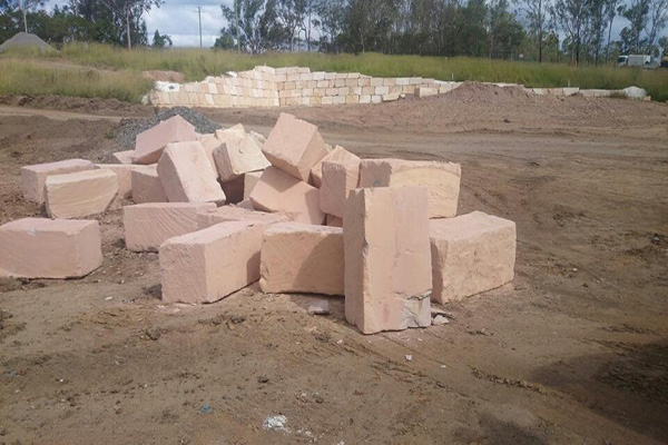 A-Grade Sandstone Delivered to a new Housing Estate