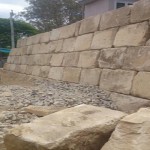 Select B-Grade Sandstone Retaining Wall in Ipswich