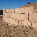 B-Grade Sandstone Retaining Wall on the Gold Coast
