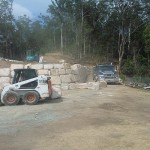 Random Sandstone Retaining Wall on the Sunshine Coast