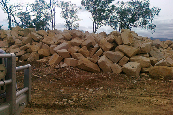 Random Sandstone Consignment Delivered at Toowoomba